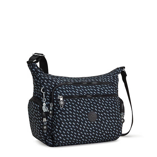 Kipling Gabbie Printed Crossbodytassen Zwart | België 2054BE